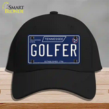 Golfer Tennessee Blue Novelty License Plate Hat Tag Cotton / Black