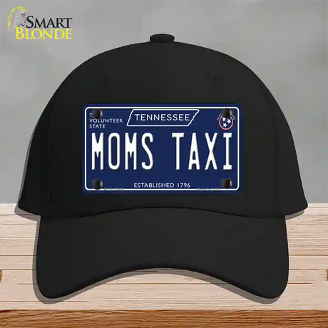 Moms Taxi Tennessee Blue Novelty License Plate Hat Tag Cotton / Black