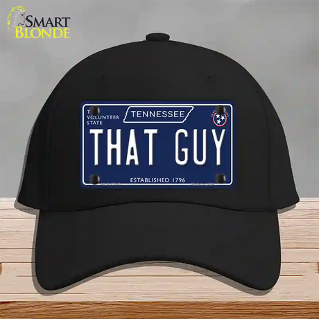 That Guy Tennessee Blue Novelty License Plate Hat Tag Cotton / Black