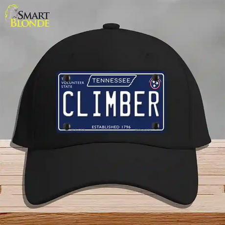 Climber Tennessee Blue Novelty License Plate Hat Tag Cotton / Black