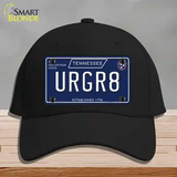 URGR8 Tennessee Blue Novelty License Plate Hat Tag Cotton / Black