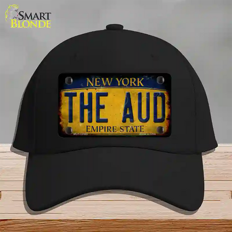 The Aud New York Yellow Novelty License Plate Hat Tag Cotton / Black