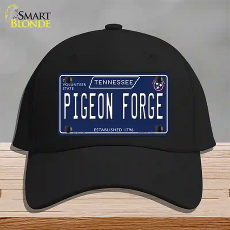 Pigeon Forge Tennessee Blue Novelty License Plate Hat Tag Cotton / Black