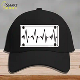 Heart Beats Novelty License Plate Hat Tag Cotton / Black