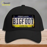 Bigfoot Pennsylvania Novelty License Plate Hat Tag Cotton / Black