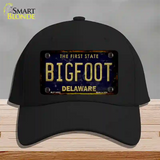 Bigfoot Delaware Novelty License Plate Hat Tag Cotton / Black