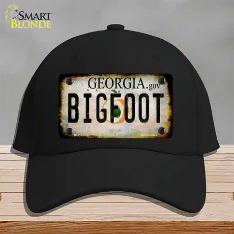 Bigfoot Georgia Novelty License Plate Hat Tag Cotton / Black