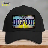 Bigfoot Mississippi Novelty License Plate Hat Tag Cotton / Black