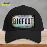 Bigfoot Rhode Island Novelty License Plate Hat Tag Cotton / Black