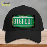 Bigfoot Vermont Novelty License Plate Hat Tag Cotton / Black