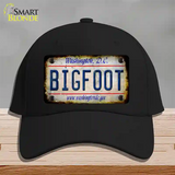 Bigfoot Washington DC Novelty License Plate Hat Tag Cotton / Black