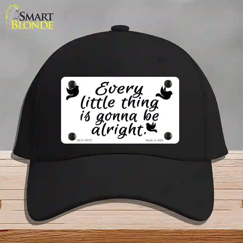 Every Little Thing Novelty License Plate Hat Cotton / Black