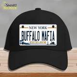 Buffalo Mafia New York Excelsior Novelty License Plate Hat Cotton / Black