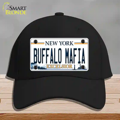 Buffalo Mafia New York Excelsior Novelty License Plate Hat Cotton / Black