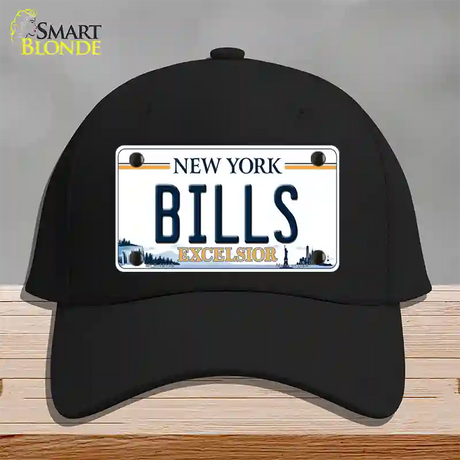 Bills New York Excelsior Novelty License Plate Hat Cotton / Black