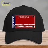 Michigan Bicentennial 76 State Blank Novelty License Plate Hat Cotton / Black