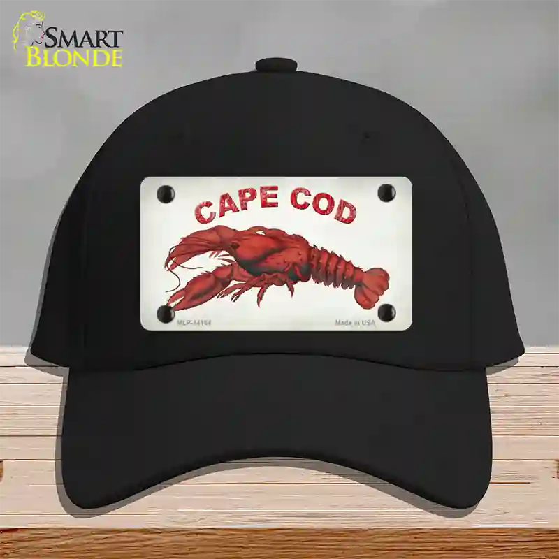 Cape Cod Lobster Novelty License Plate Hat Cotton / Black