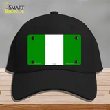 Nigeria Flag Novelty License Plate Hat Cotton / Black