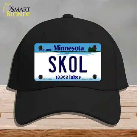 Skol Minnesota Novelty License Plate Hat Cotton / Black