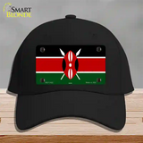 Kenya Flag Novelty License Plate Hat Cotton / Black