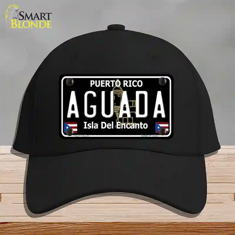 Aguada Puerto Rico Black Novelty License Plate Hat Cotton / Black