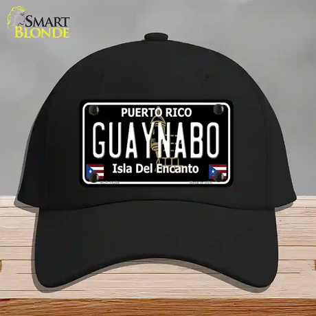 Guaynabo Puerto Rico Black Novelty License Plate Hat Cotton / Black