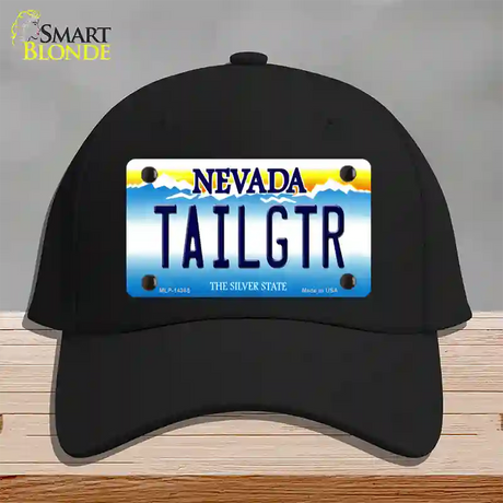 Tailgtr Nevada Novelty License Plate Hat Cotton / Black