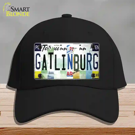 Gatlinburg License Plate Art Novelty License Plate Hat Cotton / Black