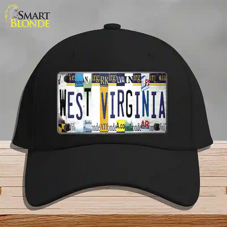 West Virginia License Plate Art Novelty License Plate Hat Cotton / Black