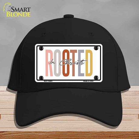 Rooted In Christ Novelty License Plate Hat HAT-MLP-14481