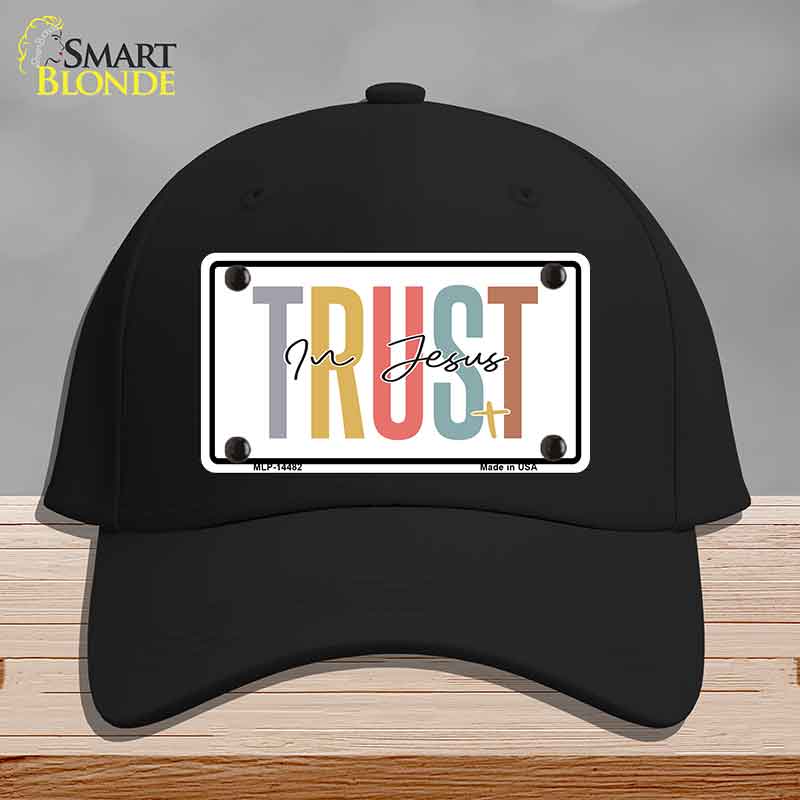 Trust In Jesus Novelty License Plate Hat HAT-MLP-14482