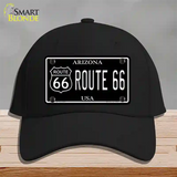 Route 66 Arizona Black Novelty License Plate Hat Cotton / Black