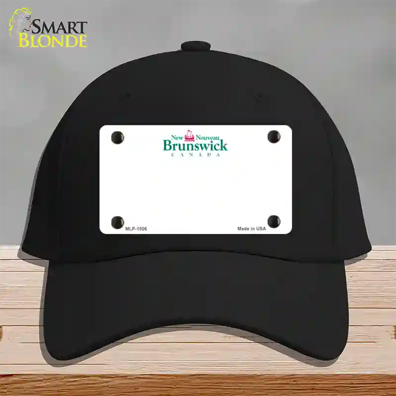 New Brunswick Novelty License Plate Hat Cotton / Black