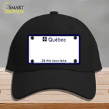 Quebec Novelty License Plate Hat Cotton / Black