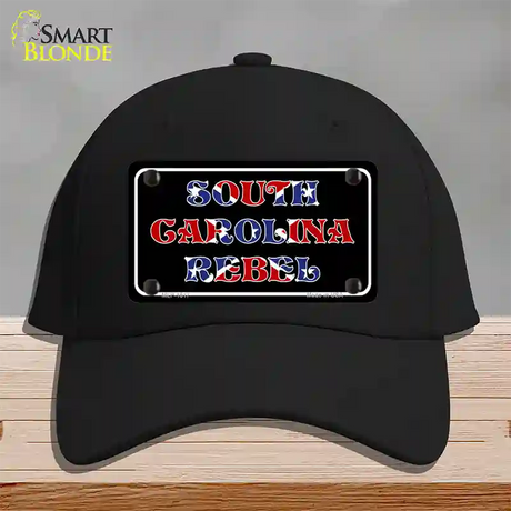 South Carolina Rebel Novelty License Plate Hat Cotton / Black