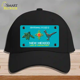 Green Chili & Road Runner New Mexico Novelty License Plate Hat Cotton / Black