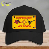 Red Chili & Road Runner Yellow New Mexico Novelty License Plate Hat Cotton / Black