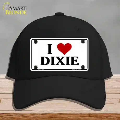 I Love Dixie Novelty License Plate Hat Cotton / Black