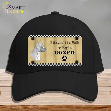 Pencil Sketch Boxer Novelty License Plate Hat Cotton / Black