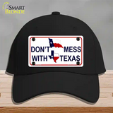 Dont Mess With Texas Novelty License Plate Hat Cotton / Black