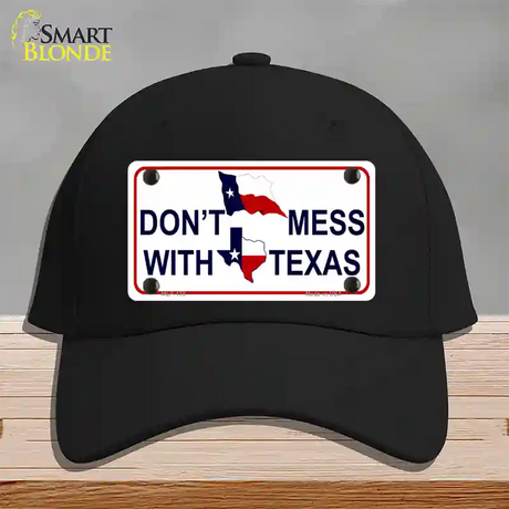 Dont Mess With Texas Novelty License Plate Hat Cotton / Black