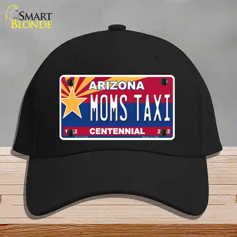 Arizona Centennial Moms Taxi Novelty License Plate Hat Cotton / Black