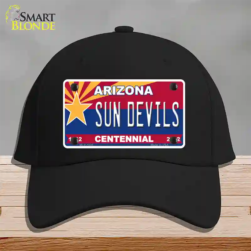 Arizona Centennial Sun Devils Novelty License Plate Hat Cotton / Black