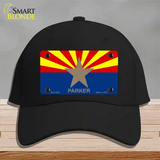 Parker Arizona State Flag Novelty License Plate Hat Cotton / Black