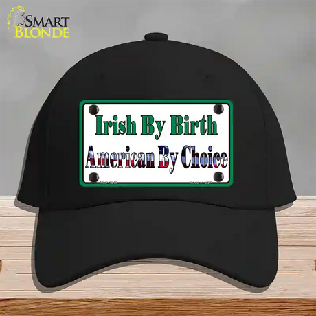 Irish By Birth Novelty License Plate Hat Cotton / Black