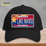 Arizona Centennial Lake Havasu Novelty License Plate Hat Cotton / Black