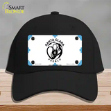 Santa Clara Pueblo Flag Novelty License Plate Hat Cotton / Black