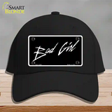 Bad Girl Novelty License Plate Hat Cotton / Black