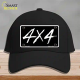 4x4 Novelty License Plate Hat Cotton / Black