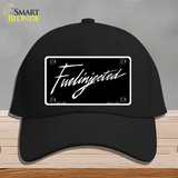 Fuelinjected Novelty License Plate Hat Cotton / Black